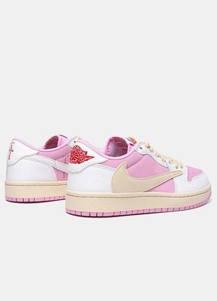 x Travis Scott AJ 1 Low OG Shy Pink