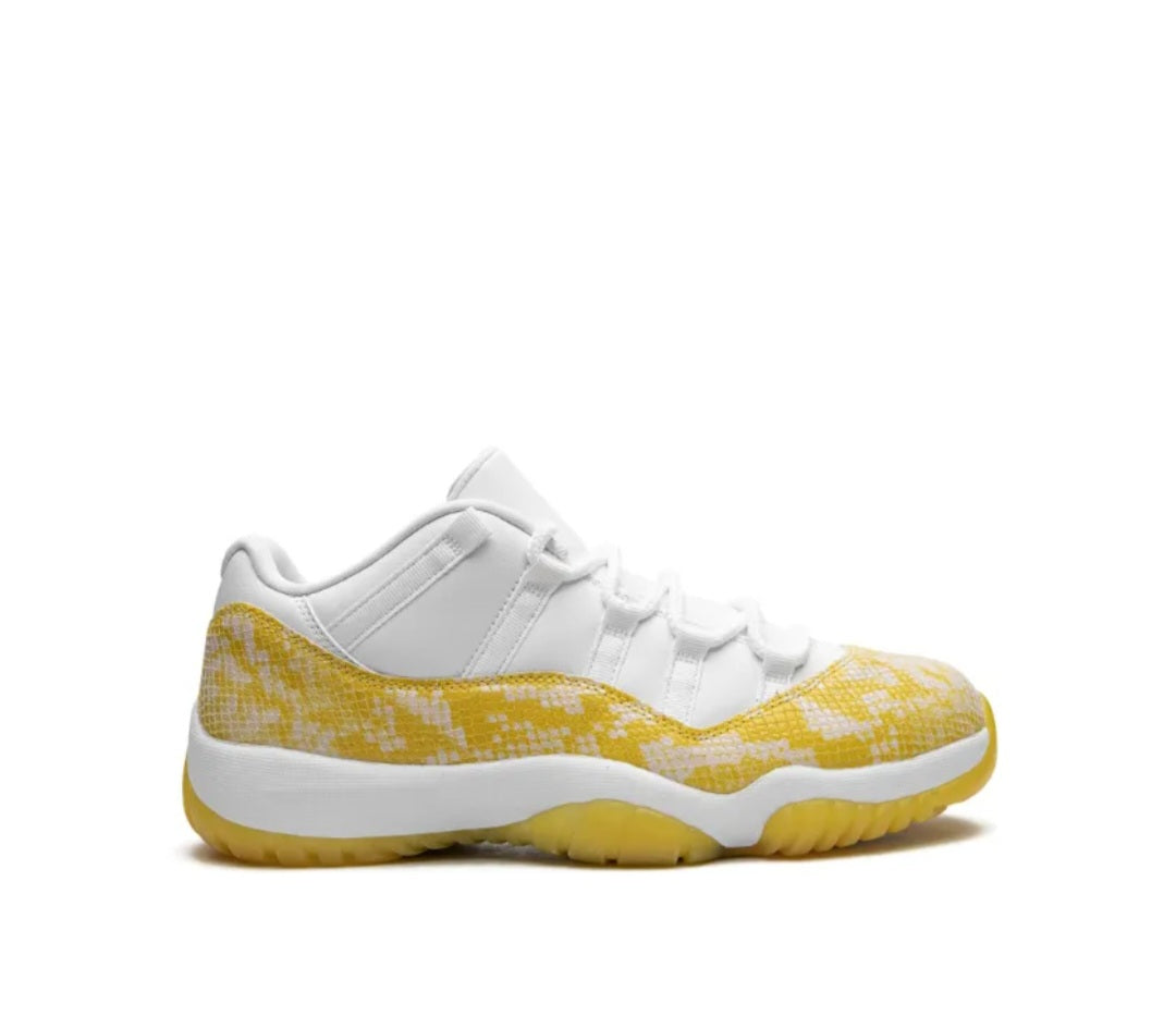 Air Jordan 11 Low WMNS Yellow Snakeskin