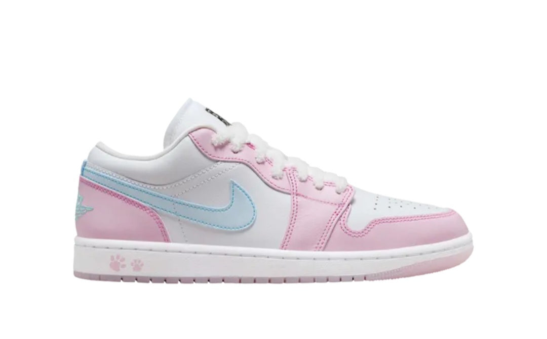 Jordan 1 Low SE Paw Print Pink Foam Womens