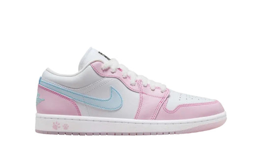 Jordan 1 Low SE Paw Print Pink Foam Womens
