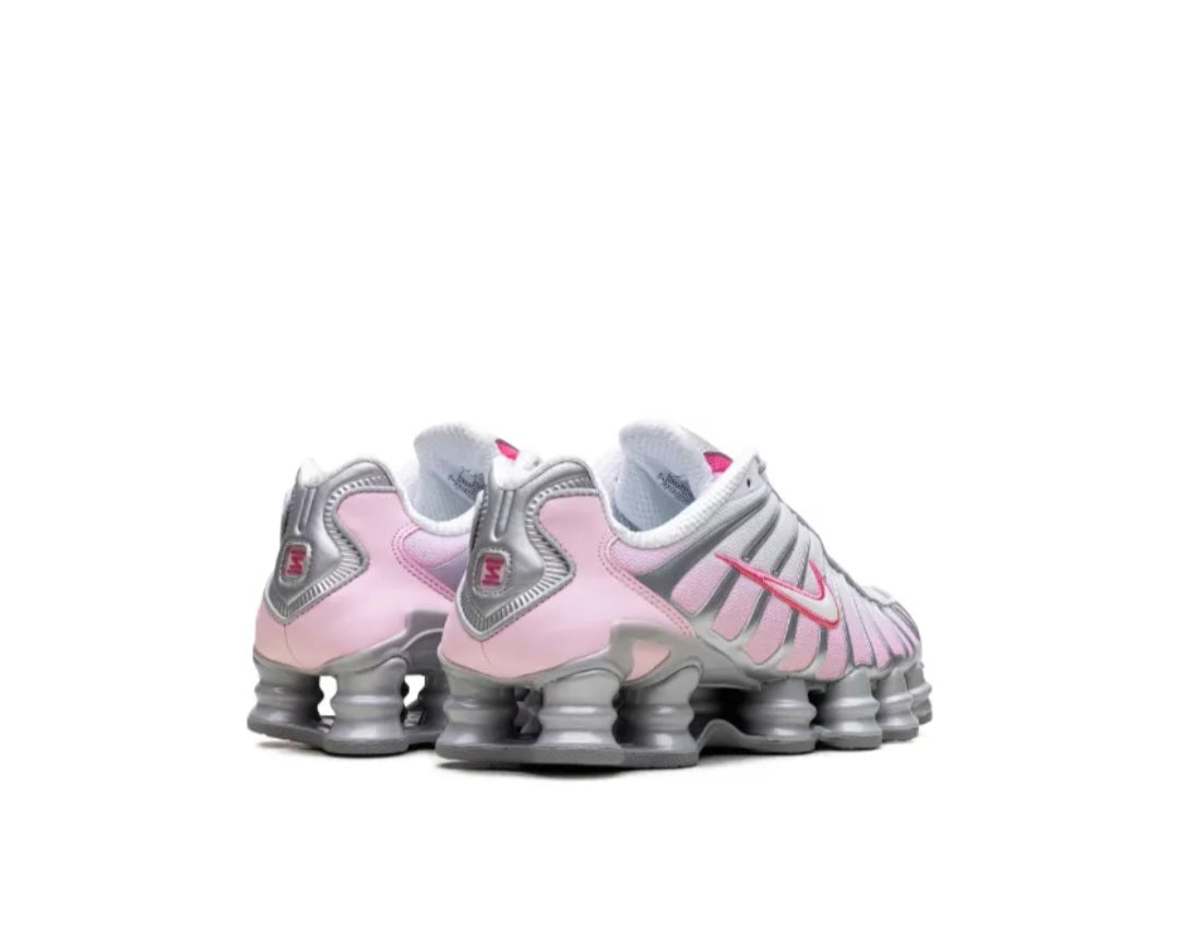Nike Shox TL "Metallic Platinum/Pink Foam/White/Pinksicle" sneakers