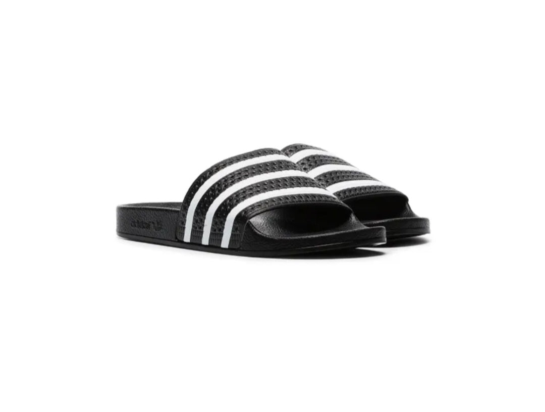 Adidas Adilette three-stripe slides